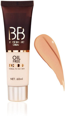 Arcanuy BB Cream Full Coverage Foundation, Hydrating Natural Flawless Foundation(BEIGE, 60 ml)