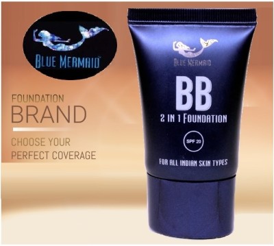 BLUEMERMAID PROFESSIONAL MAKEUP BB TUBE FOUNDATION BEST LONG LASTING NATURAL FINISH Foundation(BEIGE, 30 ml)