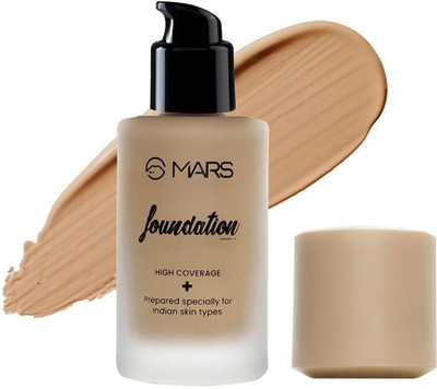 MARS SPF50 PA++++ High Coverage Liquid | Blemish Free & Blendable Makeup Foundation(Shade-05, 40 ml)