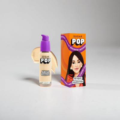 SUGAR POP SUGARPOP HD FOUNDATION 30ML Foundation(Hazelnut, 30 ml)