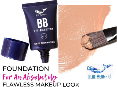 BLUEMERMAID Best Perfecting Liquid Foundation Flawless Coverage, Water Resistant Foundation(BEIGE, 30 ml)