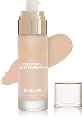 EVERERIN Water-Resistant High Coverage Foundation-Medium to Buildable Coverage Foundation(Beige, 60 ml)