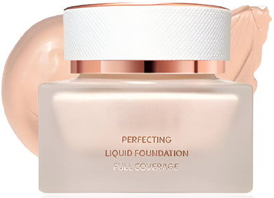 DARVING Perfect Liquid Foundation Full Coverage - Flawless Radiance  Foundation(SOFT IVORY, 50 ml)