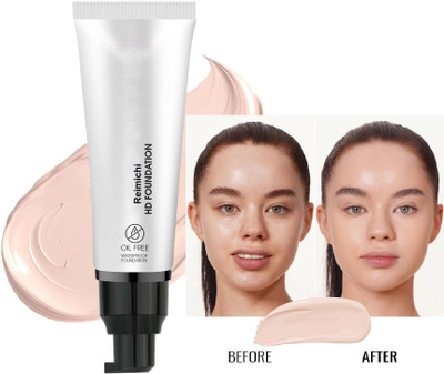 REIMICHI Matte Finish Foundation Lightweight Anti-Ageing Flawless Finish Foundation(natural beige, 60 ml)
