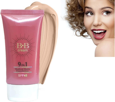 Vyomiris Makeup With Natural Coverage For All Skin|| Spf 45 Foundation(BEIGE, 50 ml)