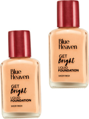 BLUE HEAVEN get bright founation (30ml X 2) qw Foundation(Natural, 60 ml)