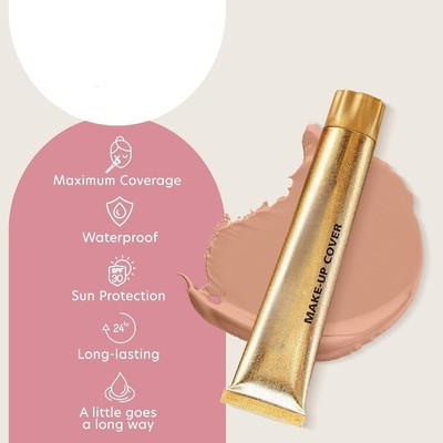 HUZURLU Cream Foundation SPF-30 Foundation(MEDIUM BEIGE, 30 g)
