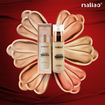 maliao High Coverage Waterproof Base Foundation Silky Touch Foundation(Beige, 60 ml)