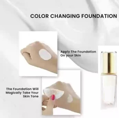 GABBU Magic colour changing foundatio for matte finish glow Foundation(ivory, 60 g)