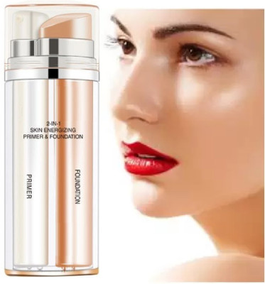 DARVING Original best quality dual foundation and primer Foundation(BEIGE, 60 ml)