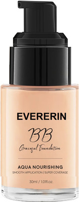 EVERERIN Lightweight Matte Foundation Non-cakey with All-Day Coverage Foundation(Skin Beige, 30 ml)