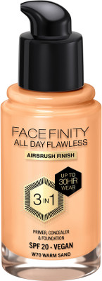 MAX FACTOR Facefinity All Day Flawless 3-in-1 Foundation - C10 Fair Porcelain Foundation(Fair Porcelain, 30 ml)