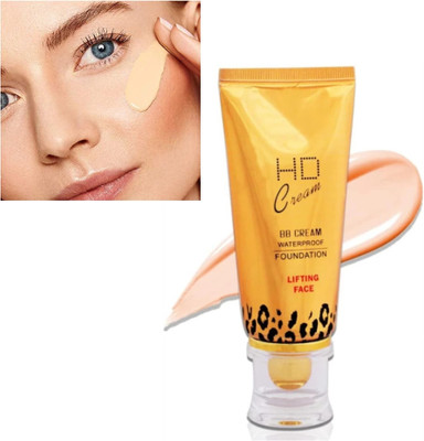 BLUST&FAMME HD Foundation Cream High Coverage Waterproof Foundation(beige, 40 ml)
