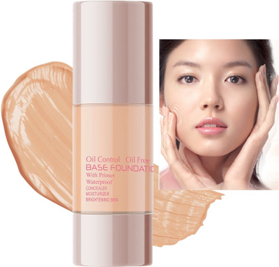 Arcanuy Base Foundation primer+ concealer + moisturizing best oil control Foundation(BEIGE, 30 ml)