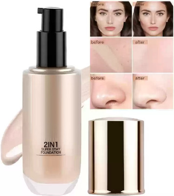 manasona High Coverage Foundation For Womens & Girls Foundation(Beige, 50 ml)