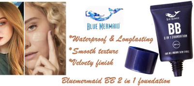 BLUEMERMAID SWEAT PROOF BB 2 IN 1 FOUNDATION FOR OILY SKIN Foundation(IVORY, 30 ml)
