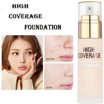 USBK High Coverage Waterproof Base Foundation For Women & Girls Foundation(BEIGE, 60 ml)