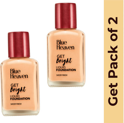 BLUE HEAVEN get bright founation (30ml X 2) rt Foundation(Natural, 60 ml)