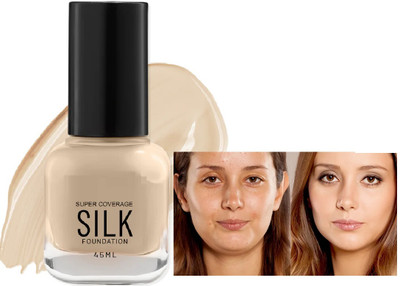 AFARAXIA Poreless, Blendable Normal to Oily Skin Combination Foundation(Soft ivory, 45 ml)