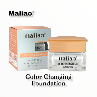 maliao Color Changing Waterproof Foundation With Satin Finish ** Foundation(Beige, 30 ml)