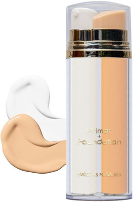 DARYUE 2 in 1 Matte Finish, Waterproof Primer + Foundation Combo Foundation(Beige, 30 ml)