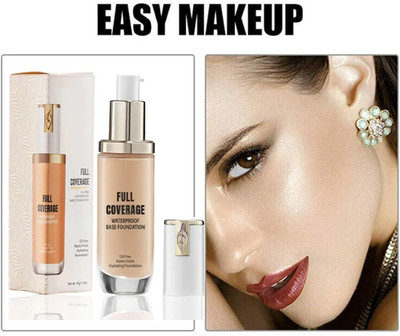 Sheny Faster Full Coverage Full Day Wear Matte Smooth Liquid Cream 45 ML Foundation(beige, 45 ml)
