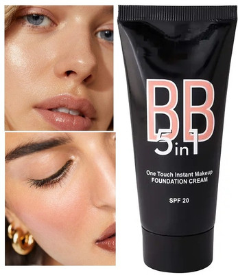 ADJD 5in1 INSTANT Makeup Foundation Cream Fo Natural Coverage Foundation(Natural, 60 g)