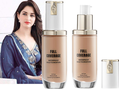 Sheny best Liquid Foundation Full Coverage Lightweight Long Lasting Matte Finish 45 ml Foundation(beige, 45 ml)