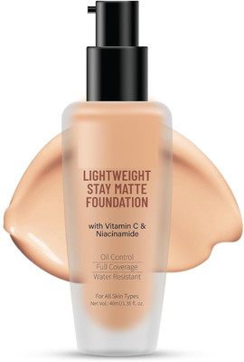 EVERERIN Smooth Application Super Coverage Liquid  Foundation(beige, 40 ml)