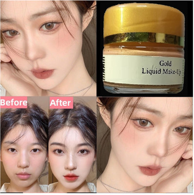 BLUEMERMAID NEW GOLD FOUNDATION FOR SKIN GLOWING LOOK Foundation(GOLD, 30 ml)