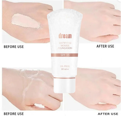 DARYUE Zero Pore Oil-Control Full Coverage Matte Foundation(BEIGE, 30 ml)