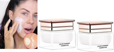 ADJD COMBO COLOR CHANGING MATTE AND NOURISHED CREAMY FOUNDATION  Foundation(WHITE, 60 g)
