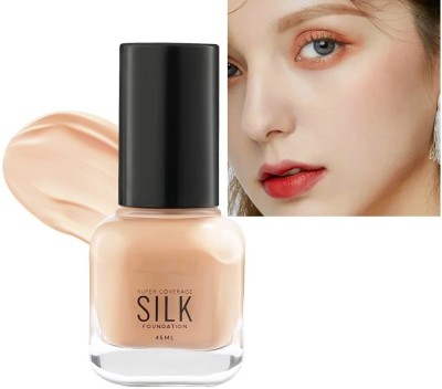 Arcanuy Silk Full Coverage Long-Lasting & Waterproof Liquid  Foundation(natural, 45 ml)