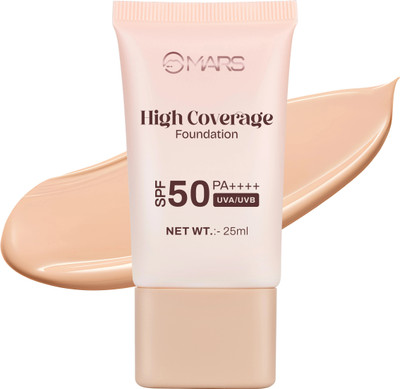 MARS SPF50 PA++++ High Coverage Liquid  Foundation(03-NATURAL BEIGE, 25 ml)