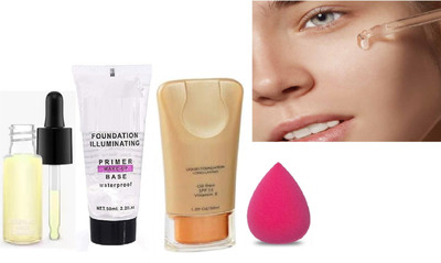 AFARAXIA Flawless Finish full Coverage Foundation For face serum Foundation(beigh, transprant, 230 ml)