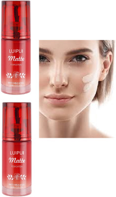 Luipui NEW MATTE FOUNDATION 60ML ( PACK OF 2 ) Foundation(NATURAL BEIGE, 60 ml)