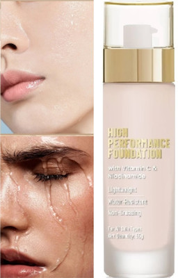 NADJA Liquid Foundation, Matte & Poreless, Full Coverage Foundation(White Ivory, 50 ml)