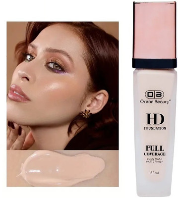 OCEAN BEAUTY High Definition High Coverage  Foundation(BEIGE, 35 ml)