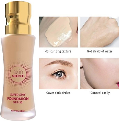 DARYUE oil-free formula is enriched skin shine foundation Foundation(BEIGE, 30 ml)