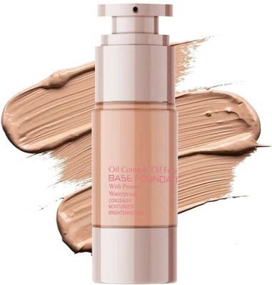 Yuency Full Coverage Base Foundation Matte Finish  Foundation(BEIGE, 30 ml)