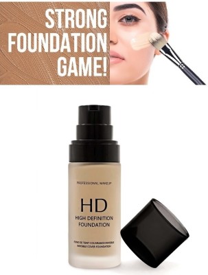 SILDUST MAKEUP HD MATTE FULL COVERAGE FOUNDATION Foundation(BEIGE, 30 ml)