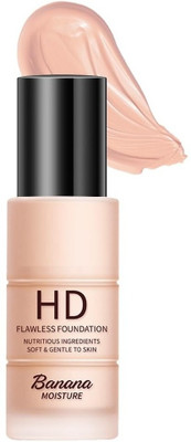 GFSU - GO FOR SOMETHING UNIQUE HD Banana Moisture Flawless Foundation for Silky Smooth Skin Foundation(beige, 30 ml)
