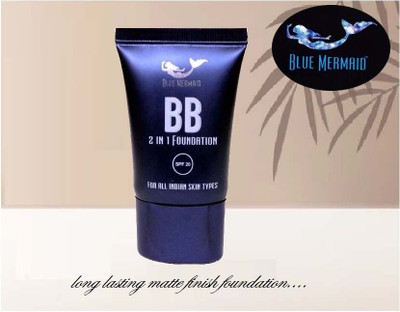 BLUEMERMAID FULL COVERAGE BB CREAM FOUNDATION MATTE FINISH Foundation(BEIGE, 30 ml)