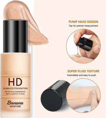 luzimaisa HIGH COVERAGE WATERPROOF FOUNDATION MATTE Foundation(natural node, 30 ml)