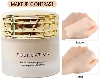 Arcanuy Foundation Full Coverage Waterproof Lightweight Matte Formula Foundation(beige, 45 ml)
