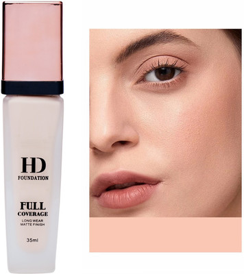 BLUEMERMAID High Definition Full Coverage Glow Foundation Lightweight Foundation(BEIGE, 35 ml)