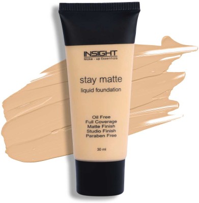 Insight Stay Matte Waterproof Liquid Foundation (MN16) Foundation(MN16, 30 ml)