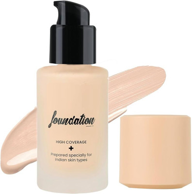 Bijlan Cosmetic PRO HD Coverage Foundation with Matte Finish, Highly Blendable Formula Foundation(BEIGE, 40 ml)