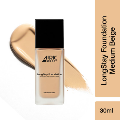 Auric LongStay Foundation Medium Beige Foundation(Medium Beige, 30 ml)