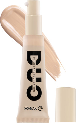 MARS Duo Primer+Foundation Cream Hydrating & Dewy Finish For Flawless Everyday Makeup Foundation(Shade 01, 35 ml) MARS Duo Primer+Foundation Cream Hydrating & Dewy Finish For Flawless Everyday Makeup Foundation(Shade 01, 35 ml)